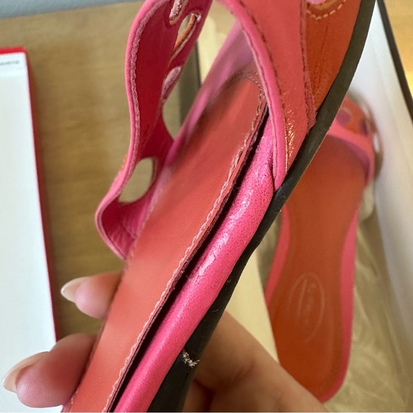 Talbots Women’s Y2K Sandy Slide Sandals. Pink and Orange. Size 7.5. - Picture 6 of 6
